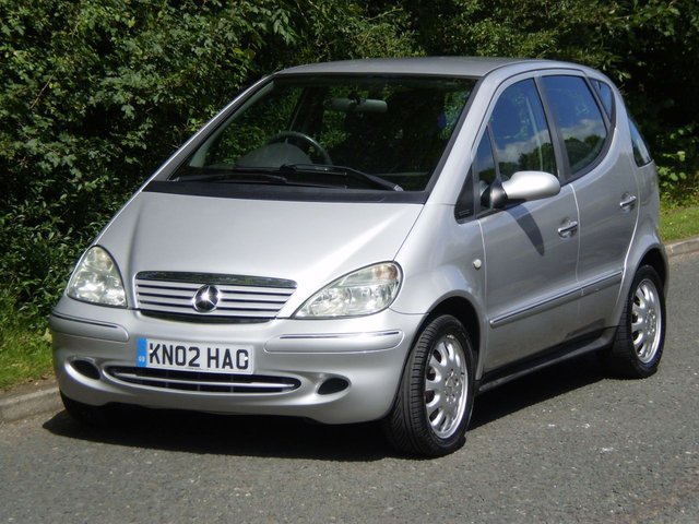 2002 02 Mercedes-Benz A Class 1.6 A160 ELEGANCE SWB 5d 102 BHP