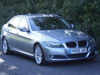 USED 2009 59 BMW 3 SERIES 2.0 320D SE 4d 175 BHP FSH + BLACK DAKOTA LEATHER.