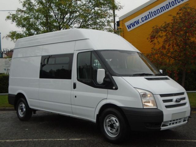 2012 62 Ford Transit 125 T350 LWB Minibus Hi/R C/Cab Window van Rwd Delivery TBA
