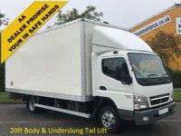 USED 2011 11 MITSUBISHI FUSO CANTER 7C15 Box Van Lwb 20ft Grp Body+T/L [ Low Mileage ] Free UK Delivery  