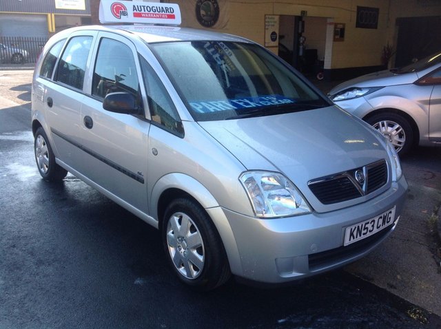2003 53 Vauxhall Meriva 1.6 LIFE 8V 5d 87 BHP