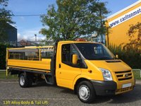 USED 2011 11 FORD TRANSIT 115 T350EF Dropside / Pickup T/Lift Ex lease Free UK Delivery DRW 