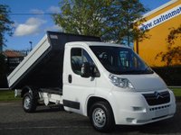 USED 2007 57 CITROEN RELAY 2.2HDi L2 35 Mwb Tipper 10ft2 Alloy body Low Mileage FWD Free UK Delivery 