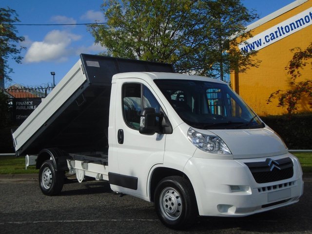 2007 57 Citroen Relay 2.2HDi L2 35 Mwb Tipper 10ft2 Alloy body Low Mileage FWD Free UK Delivery