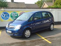 USED 2008 08 VAUXHALL MERIVA 1.4 LIFE 16V TWINPORT 5d 90 BHP Great Family MPV