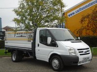 USED 2008 58 FORD TRANSIT 100 T350m Dropside / Pickup+T/Lift [ Low Mileage 26k ] Crane / Swing Lift Free UK Delivery 