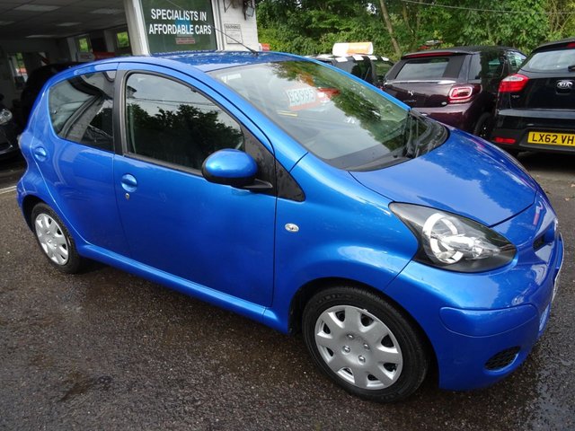 2010 60 Toyota Aygo 1.0 BLUE VVT-I 5d 67 BHP