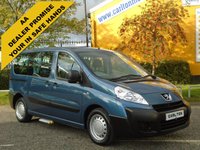 USED 2011 61 PEUGEOT EXPERT TEPEE 1.6 HDI Comfort T/SLD Low mileage Wheelchair ~ Lowered Floor~Free UK Delivery  