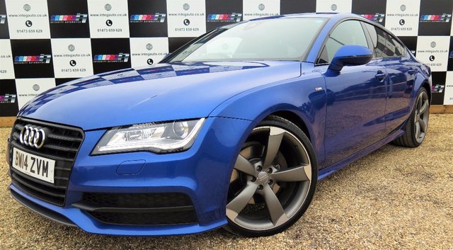 2014 14 Audi A7 3.0 TDI QUATTRO S LINE BLACK EDITION 5d AUTO 245 BHP