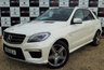 USED 2014 MERCEDES-BENZ M CLASS 5.5 ML63 AMG Speedshift Plus 7G-Tronic 5dr Stunning Designo Diamond White Stunning Designo Diamond White
