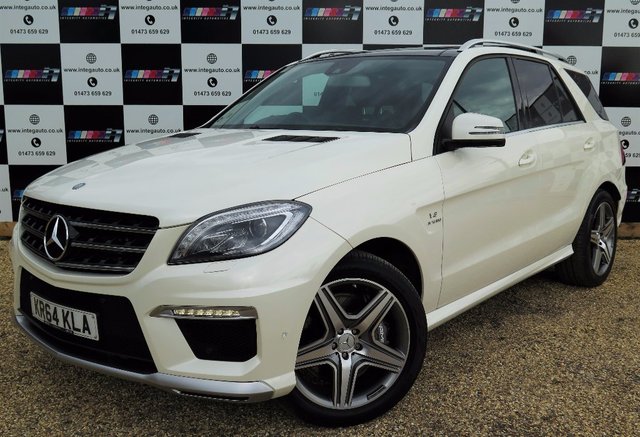 2014 Mercedes-Benz M Class 5.5 ML63 AMG Speedshift Plus 7G-Tronic 5dr Stunning Designo Diamond White