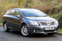 USED 2010 10 TOYOTA AVENSIS 2.0 TR D-4D 5d 125 BHP 1 FORMER KEEPER, FSH, SERVICED AT 21 28 36 45 51 58K