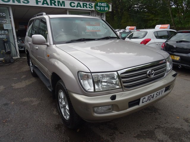 2004 04 Toyota Land Cruiser 4.2 5d AUTOMATIC 7 SEATER