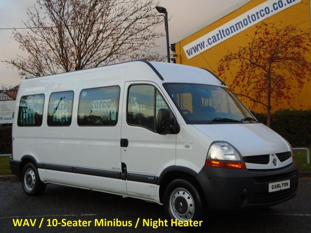 2007 07 Renault Master 2.5Dci LM35 Minibus 10seat WAV Wheelchair Disabled Ex Council Authority Free UK Delivery