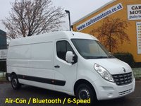 USED 2013 13 RENAULT MASTER LM35 DCI 125ps L3H2 Panel van Air-Con Fwd Ex Lease FSH,Delivery can be arranged ! 