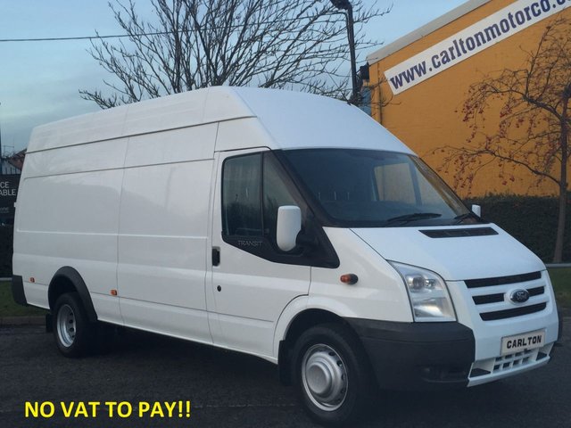 2012 62 Ford Transit 115 T350EL High Roof Jumbo [ NO VAT TO PAY ] Low Mileage DRW Free UK Delivery  