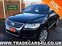 USED 2009 09 VOLKSWAGEN TOUAREG TDI SE 6 SPEED AUTO 4WD ***LOW MILES - F.S.H - NAV - HEATED LEATHER - CRUISE***